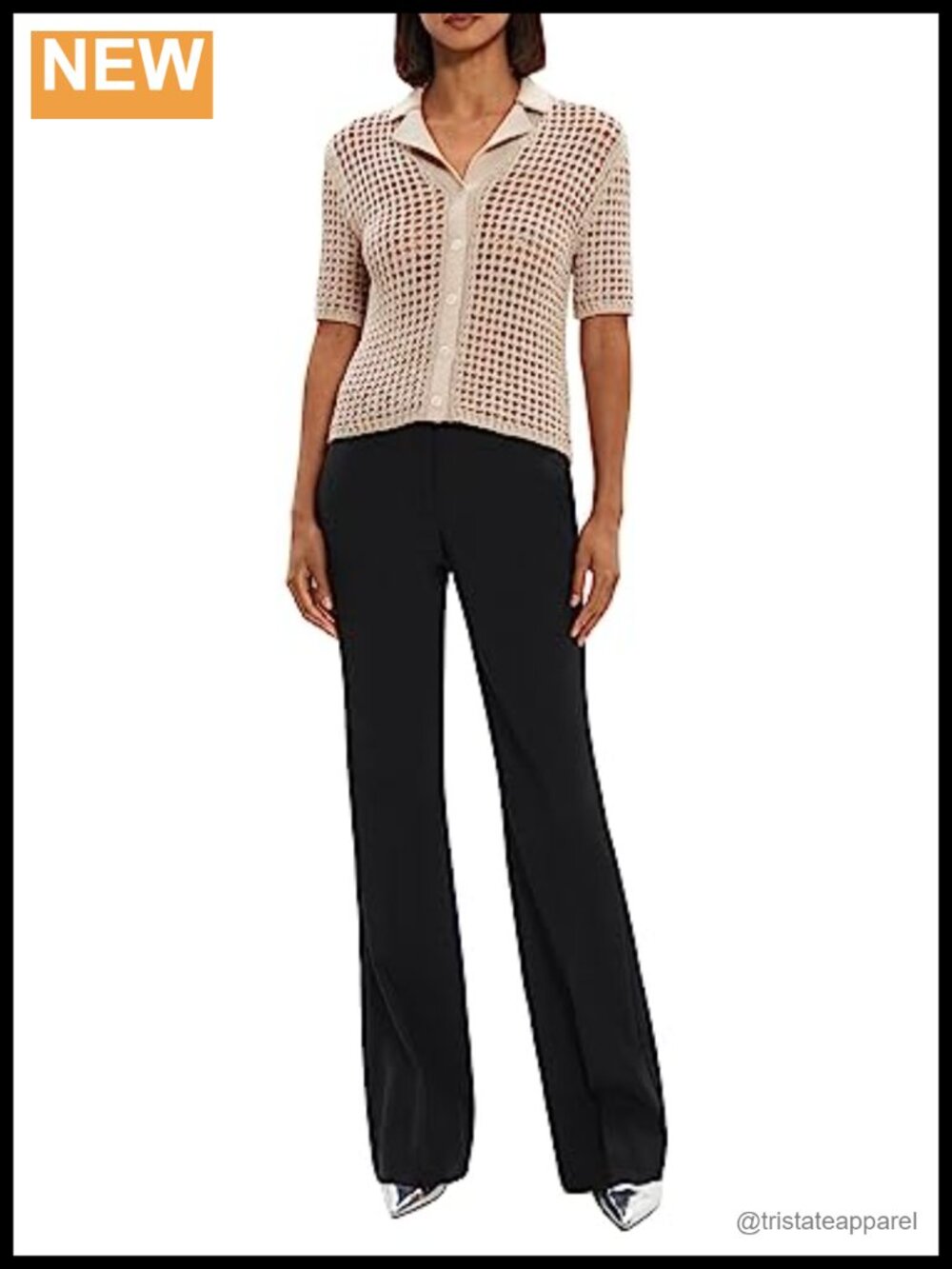 Slim Fit Short Sleeve Shrunken Camp Shirt Button Down